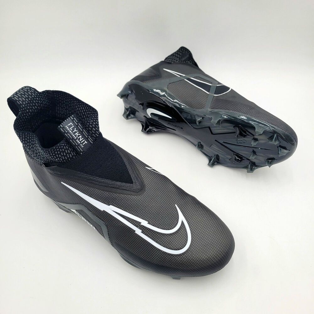 Nike Alpha Menace Elite 3 P Mid Football Cleats Black DM1792-004 Size 11 NEW